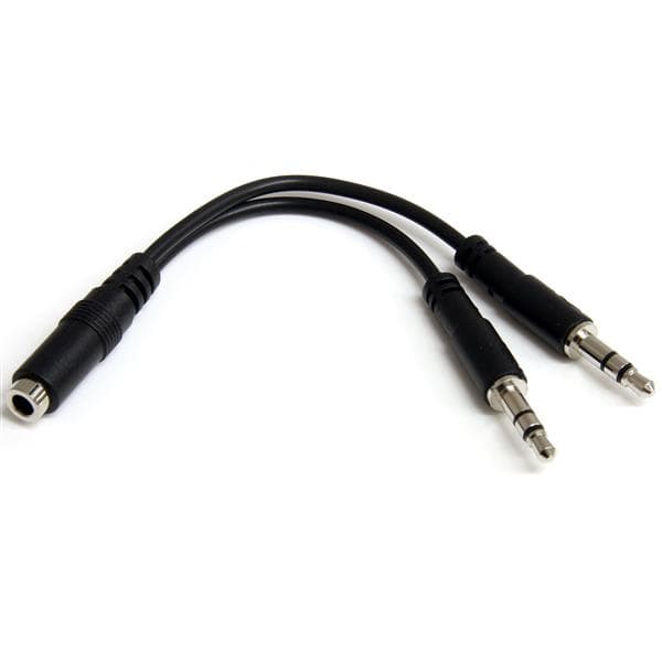 STARTECH STARTECH.COM 4 POSITION TO 2X 3 POSITION 3.5MM AUDIO SPLITTER CABLE LTW MUYHSFMM