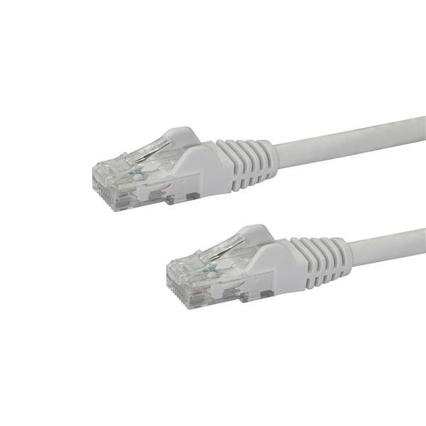 STARTECH STARTECH.COM 2M CAT6 WHITE SNAGLESS GIGABIT ETHERNET RJ45 CABLE, LTW N6PATC2MWH
