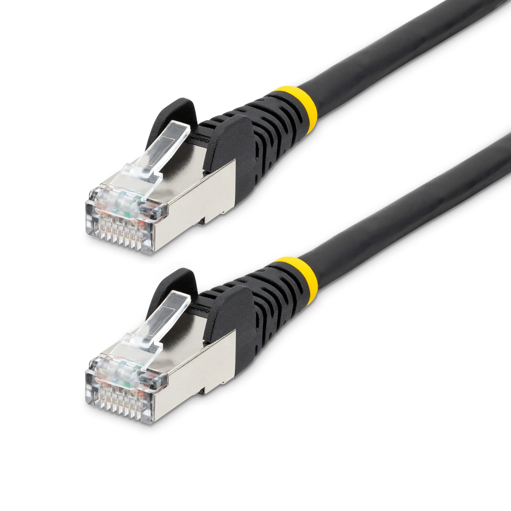 STARTECH STARTECH.COM 10M LSZH CAT6A ETHERNET CABLE - 10GBE S/FTP 100W POE BLACK LTW NLBK-10M-CAT6A-PATCH