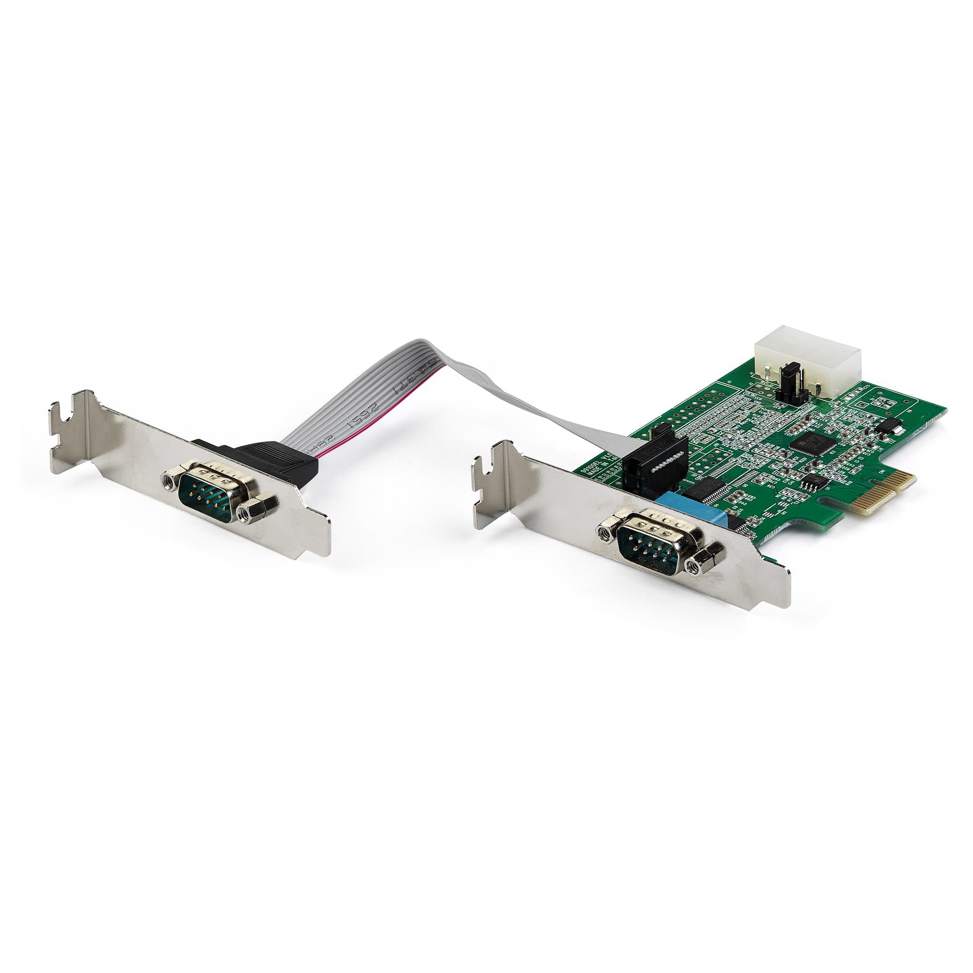STARTECH STARTECH.COM 2-PORT PCI EXPRESS RS232 SERIAL ADAPTER CARD - PCIE DUAL DB9 LTW PEX2S953LP