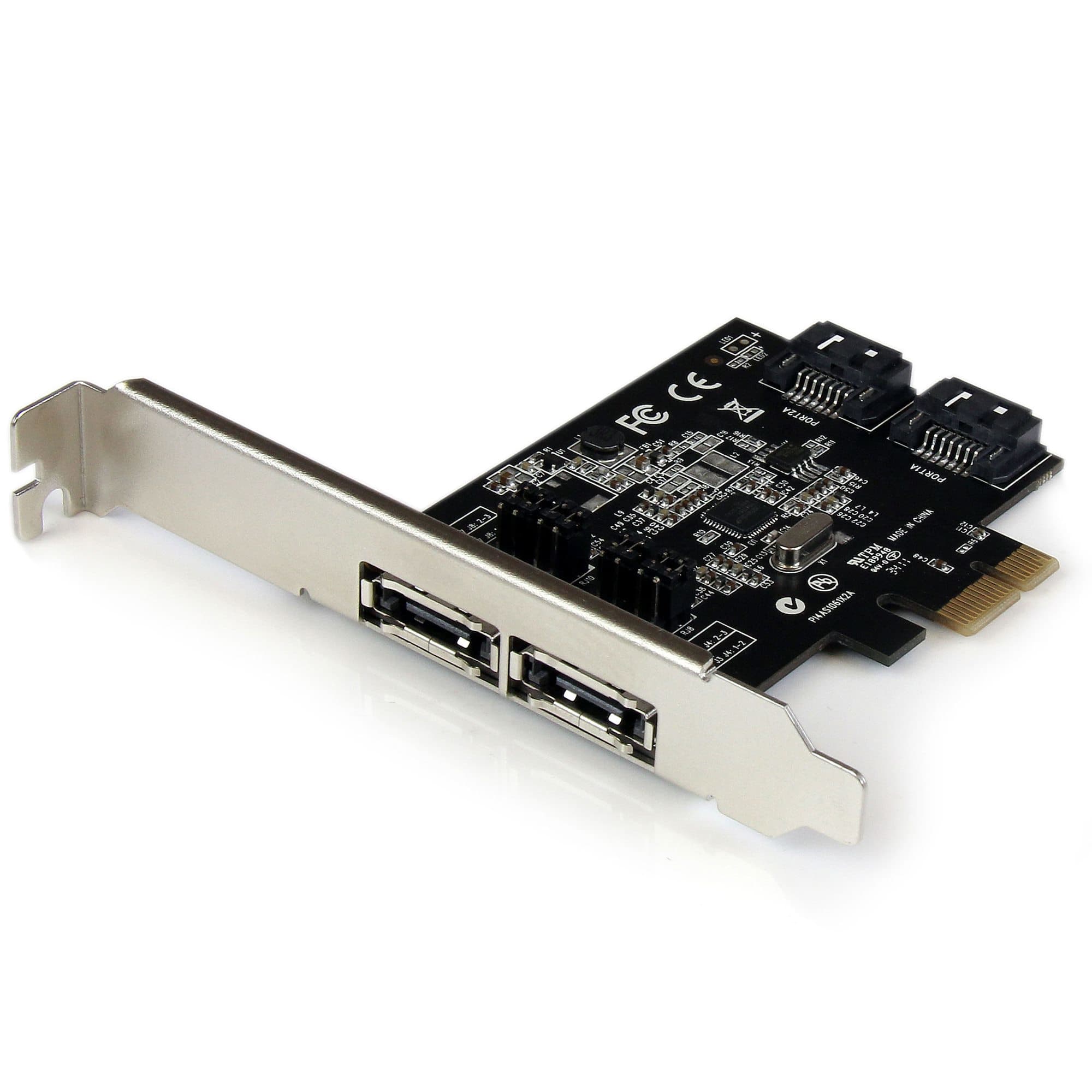 STARTECH STARTECH.COM 2 PORT PCIE / PCI EXPRESS SATA III 6GBPS ESATA CONTROLLER CARD 2 YR PEXESAT322I