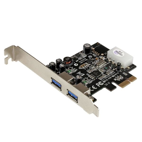 STARTECH STARTECH.COM 2 PORT PCI EXPRESS (PCIE) USB 3.0 CARD WITH UASP - LP4 POWER 2 YR PEXUSB3S25