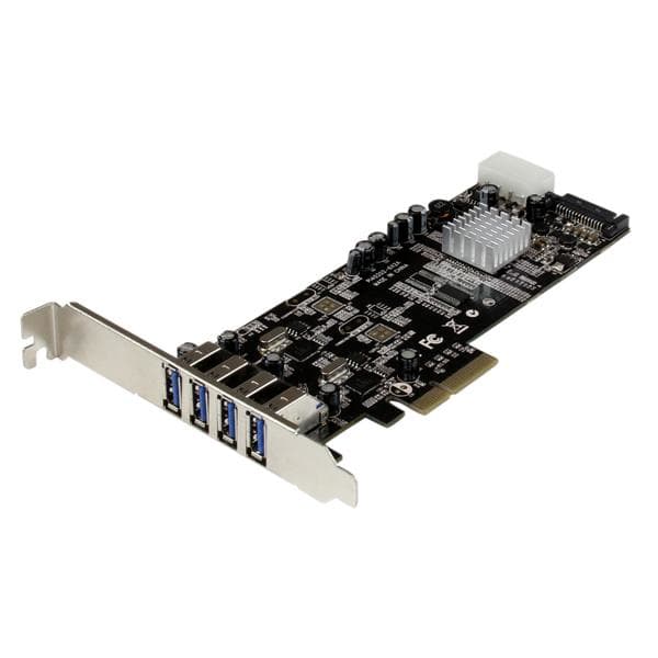 STARTECH STARTECH.COM 4PORT PCIE USB 3.0 CONTROLLER CARD W/ 2 INDEPENDENT CHANNELS, 2 YR PEXUSB3S42V