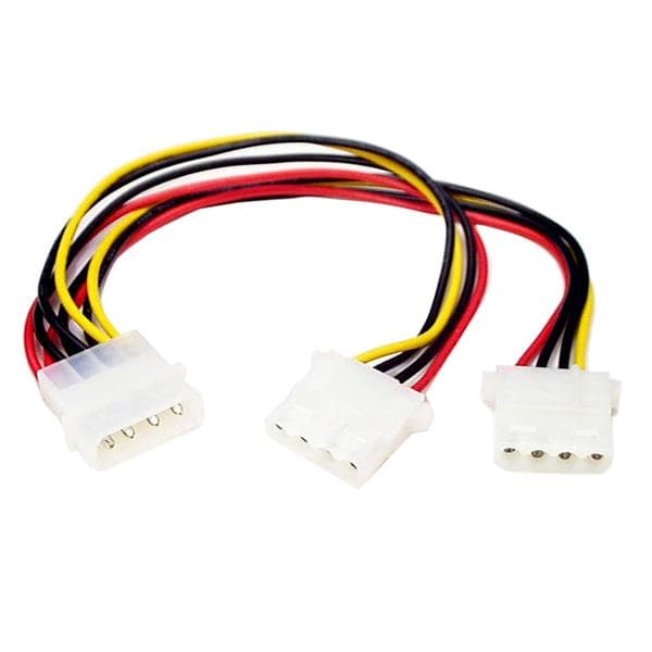 STARTECH STARTECH.COM LP4 TO 2X LP4 POWER Y SPLITTER CABLE M/F - BULK, LTW PYO2L