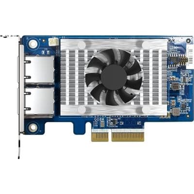 QNAP QNAP DUAL-PORT (10GBASE-T) 10GBE NETWORK EXPANSION CARD, INTEL X710, PCIE GEN3 X4 QXG-10G2T-X710