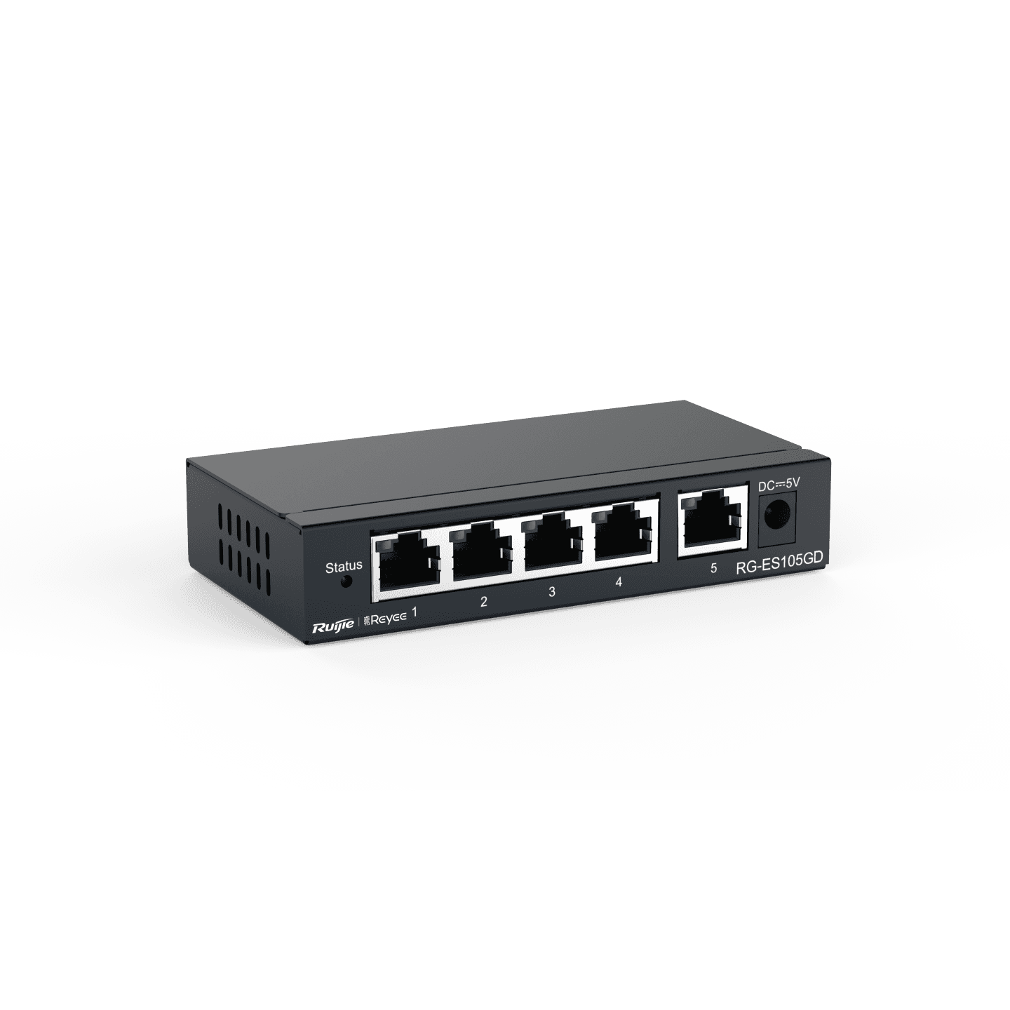 REYEE Ruijie Reyee 5 Port Gigabit Unmanaged Fanless Switch - Metal Casing RG-ES105GD