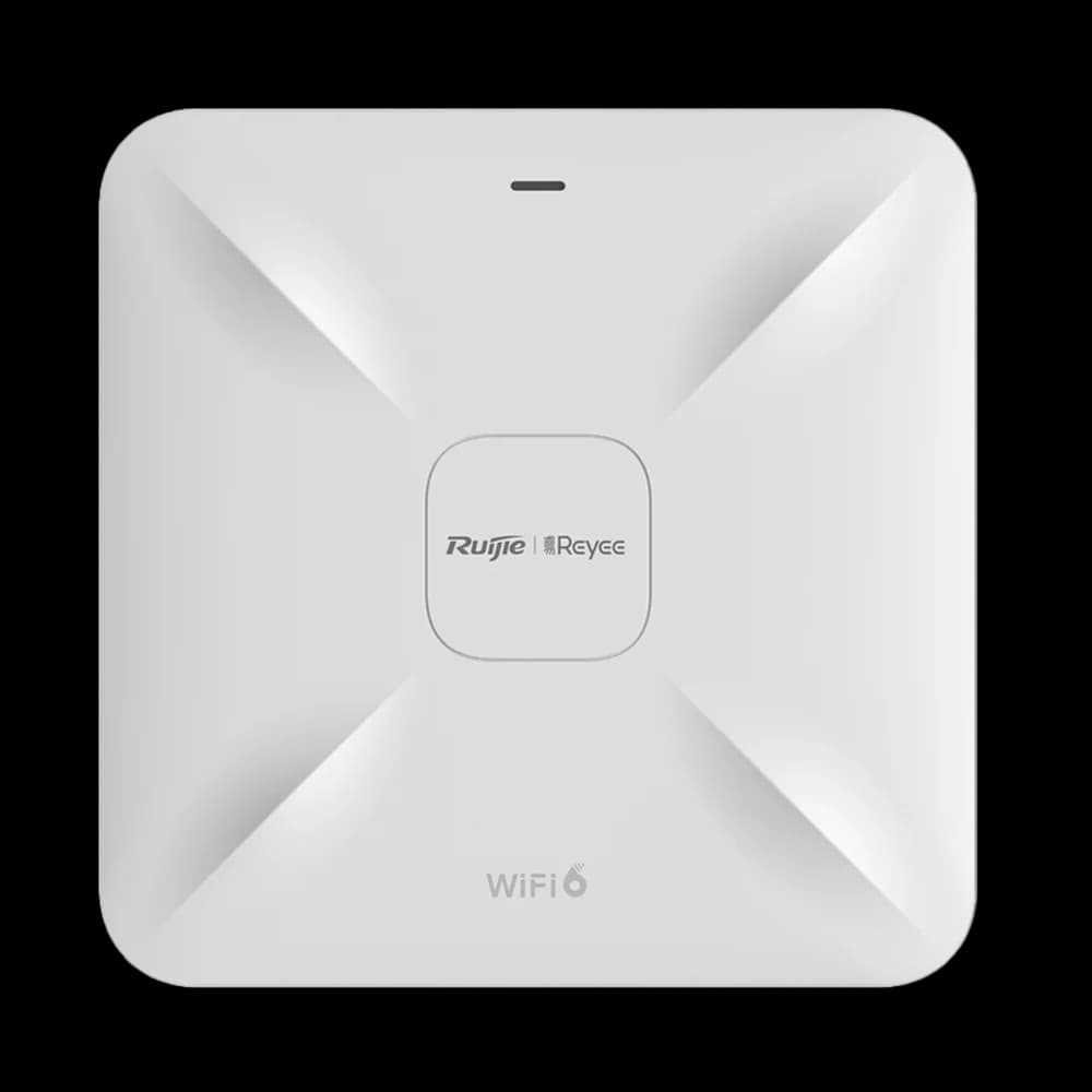 REYEE Ruijie Reyee AX3200 Wi-Fi 6 Dual Band Indoor Ceiling AP - Square - 3202Mbps - 2.5GE + GE RG-RAP2260-E