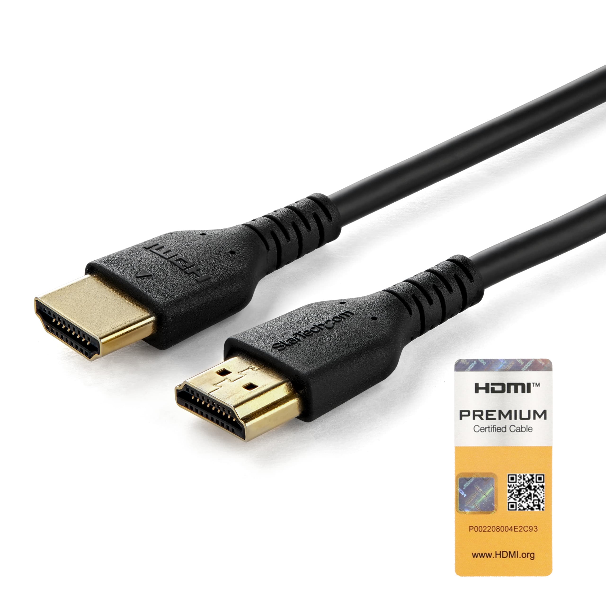 STARTECH STARTECH.COM 1M PREMIUM HDMI 2.0 CABLE W/ETHERNET - 3FT HDR 4K 60HZ DURABLE LTW RHDMM1MP