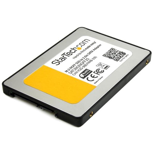 STARTECH STARTECH.COM M.2 SSD TO 2.5IN SATA III SSD ADAPTER W/ PROTECTIVE HOUSING 2 YR SAT2M2NGFF25