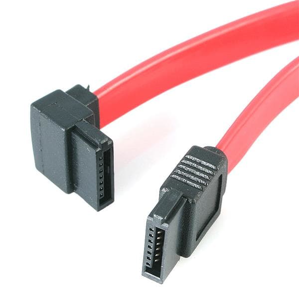 STARTECH STARTECH.COM 12IN SATA TO LEFT ANGLE SATA SERIAL ATA CABLE LTW SATA12LA1