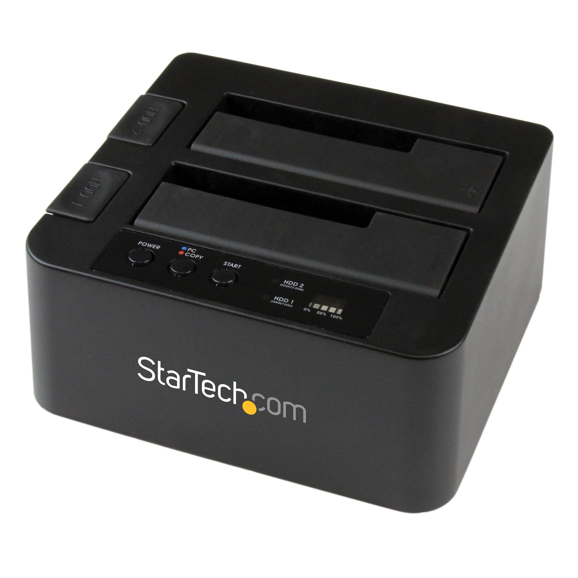 STARTECH STARTECH.COM STANDALONE HARD DRIVE DUPLICATOR DOCK, 2-BAY 2.5/3.5" CLONER, 2 YR SDOCK2U33RE