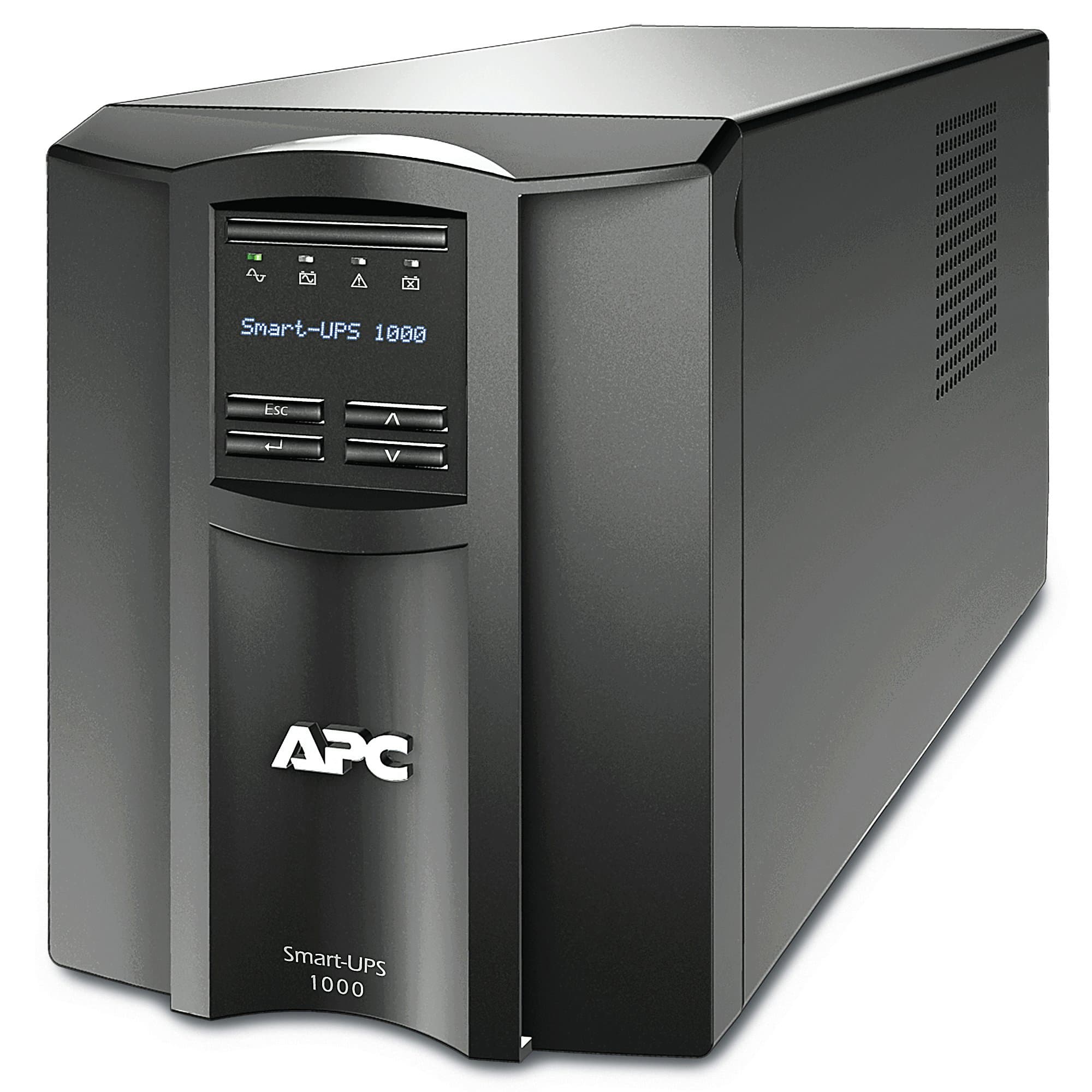 APC APC SMART UPS (SMT), 1000VA, IEC(8), USB, SERIAL, SMART SLOT, LCD, TOWER, SC, 3YR WTY SMT1000IC