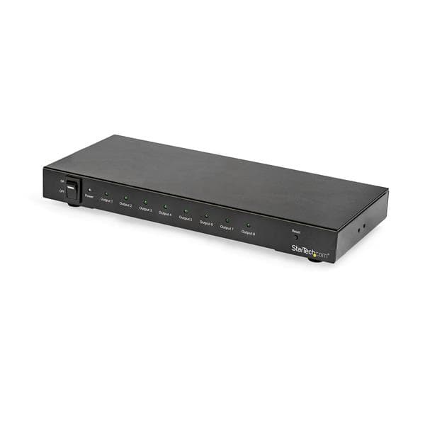 STARTECH STARTECH.COM 8-PORT 4K 60HZ HDMI SPLITTER - HDR SUPPORT - 7.1 AUDIO 2 YR ST128HD20