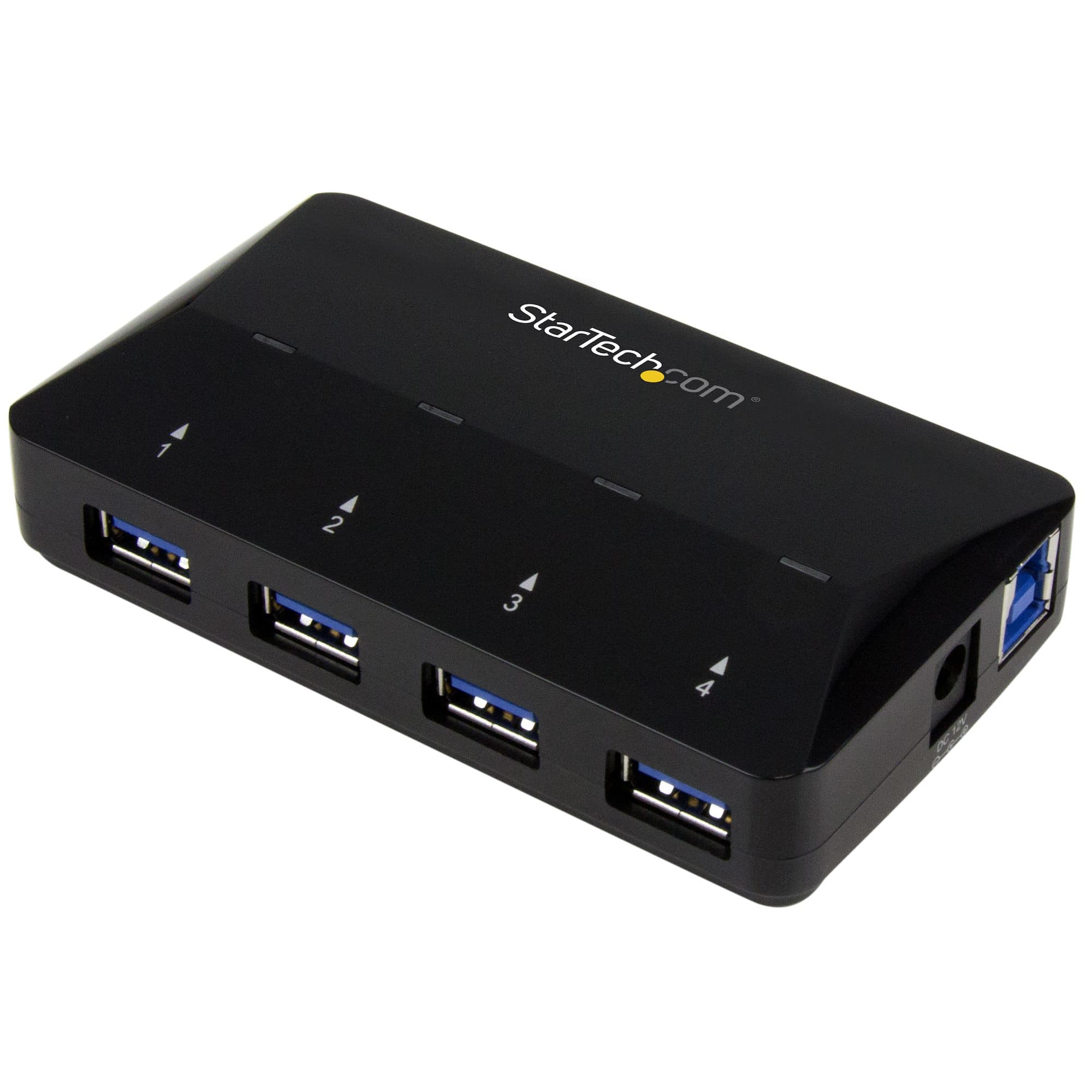 STARTECH STARTECH.COM 4 PORT USB 3.0 HUB (USB-A) PLUS 1X FAST CHARGE - SELF POWERED 2 YR ST53004U1C