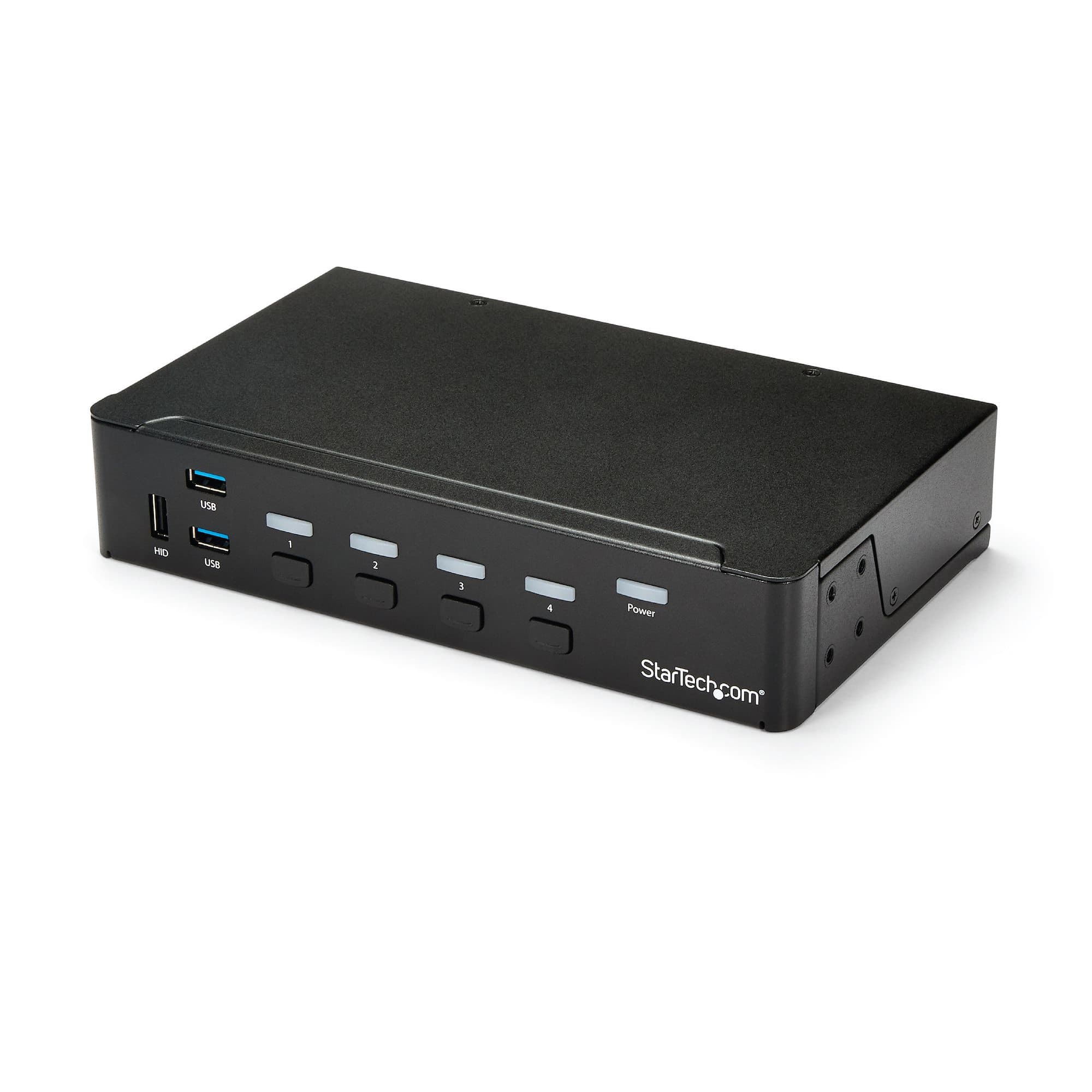 STARTECH STARTECH.COM 4 PORT HDMI KVM SWITCH WITH BUILT-IN USB 3.0 HUB - 1080P 2 YR SV431HDU3A2