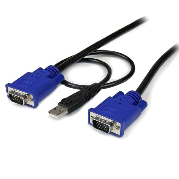 STARTECH STARTECH.COM 10 FT 2-IN-1 ULTRA THIN USB KVM CABLE, LTW SVECONUS10