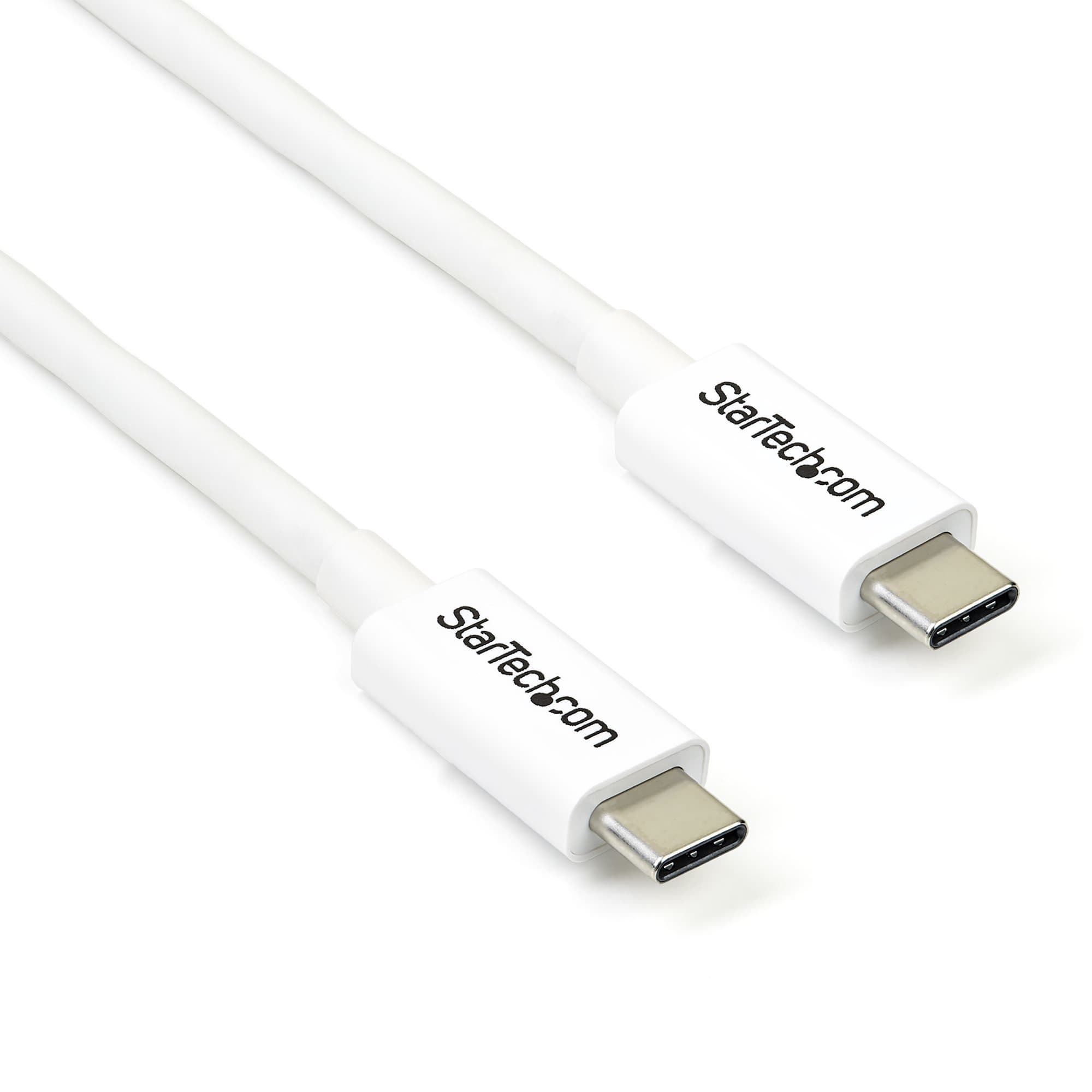 STARTECH STARTECH.COM 2M THUNDERBOLT 3 CABLE - 20GBPS - WHITE - THUNDERBOLT USB-C DP 2 YR TBLT3MM2MW