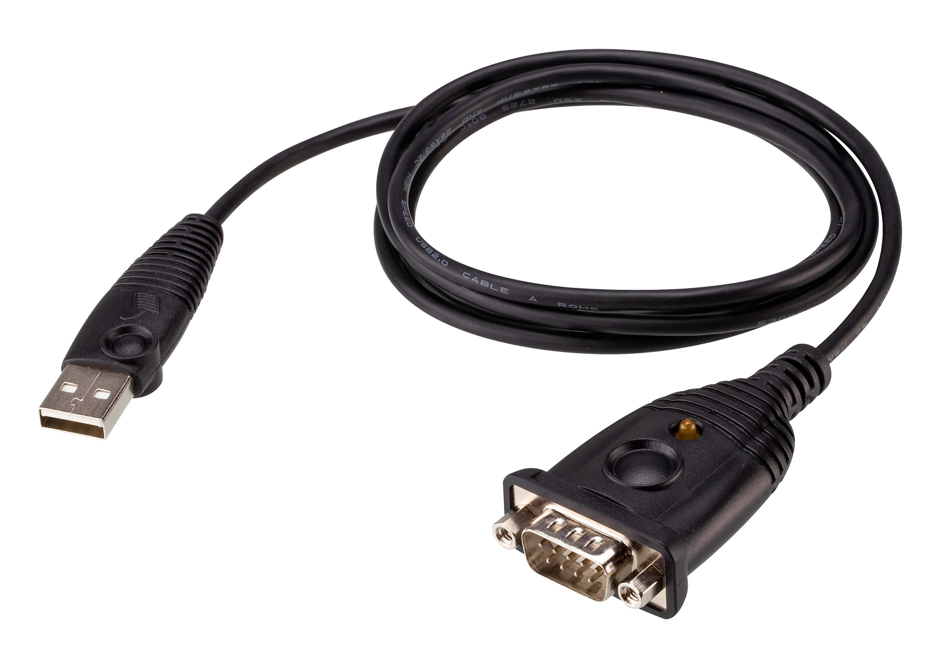 ATEN ATEN USB TO RS-232 ADAPTER WITH FTDI CHIP FOR ENHANCED DEVICE COMPATIBILITY UC232AF-AT