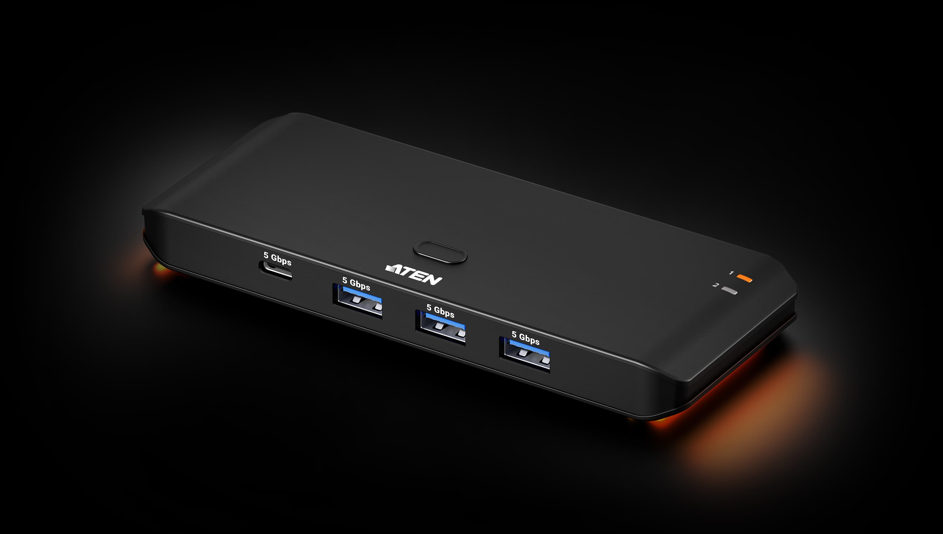 ATEN ATEN ESSENTIAL 2X4 USB 3.2 GEN 1 SHARING SWITCH (HOST TYPE: A+C) US5324-AT