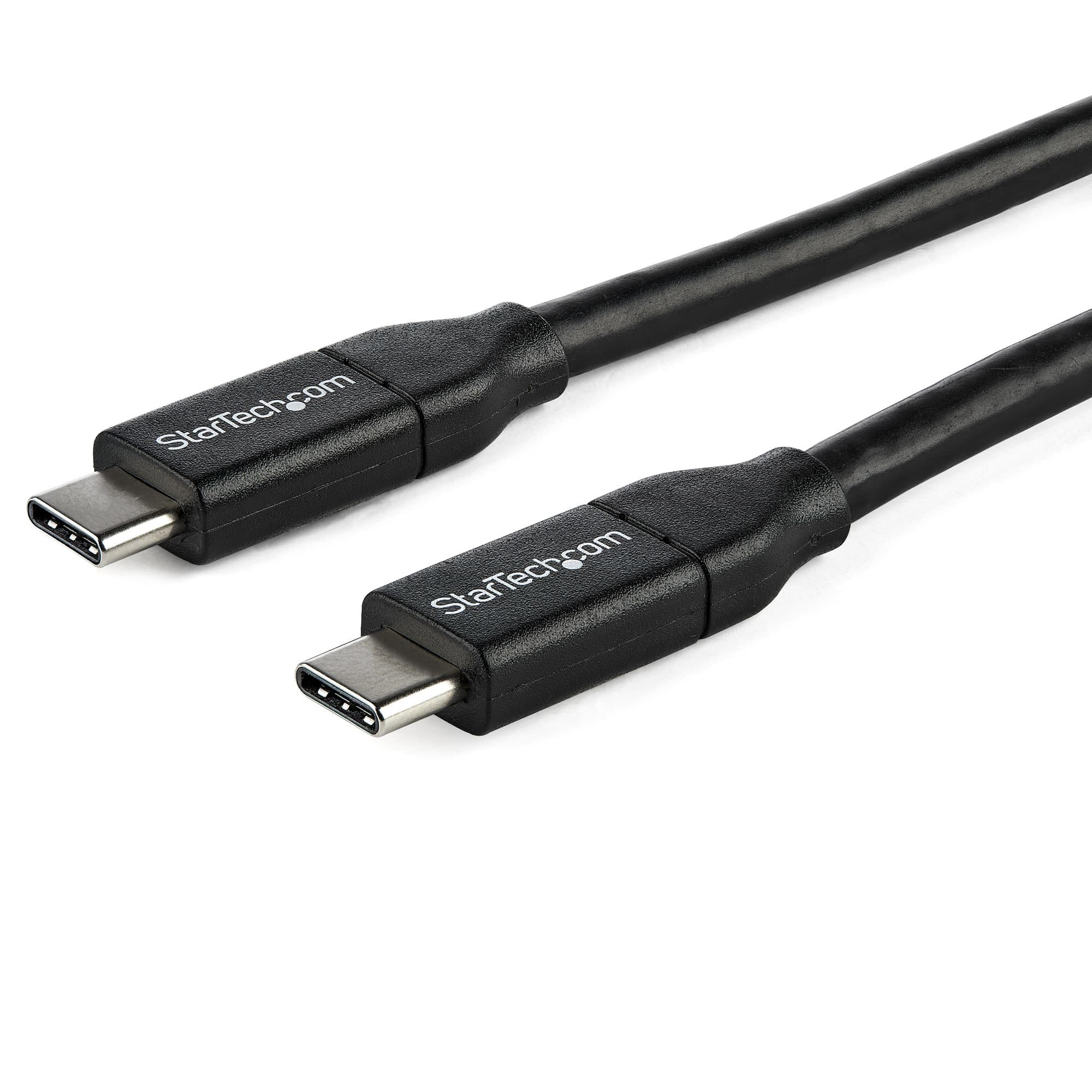 STARTECH STARTECH.COM 1M 3FT USB C TO USB C CABLE - 5A PD - USB 2.0 USB-IF CERTIFIED 2 YR USB2C5C1M