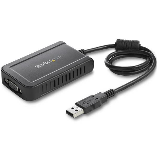 STARTECH STARTECH.COM USB TO VGA ADAPTER MULTI MONITOR EXTERNAL GRAPHICS VIDEO CARD 2 YR USB2VGAE3