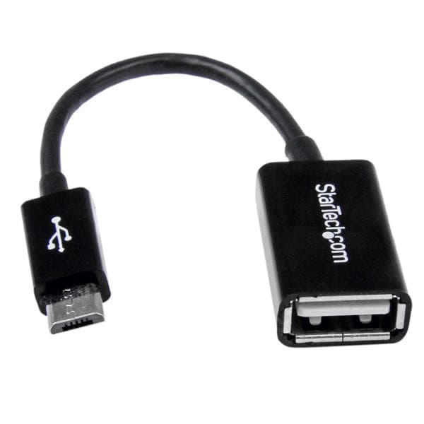 STARTECH STARTECH.COM 5" MICRO USB OTG CABLE - MICRO USB MALE TO USB A FEMALE LTW UUSBOTG