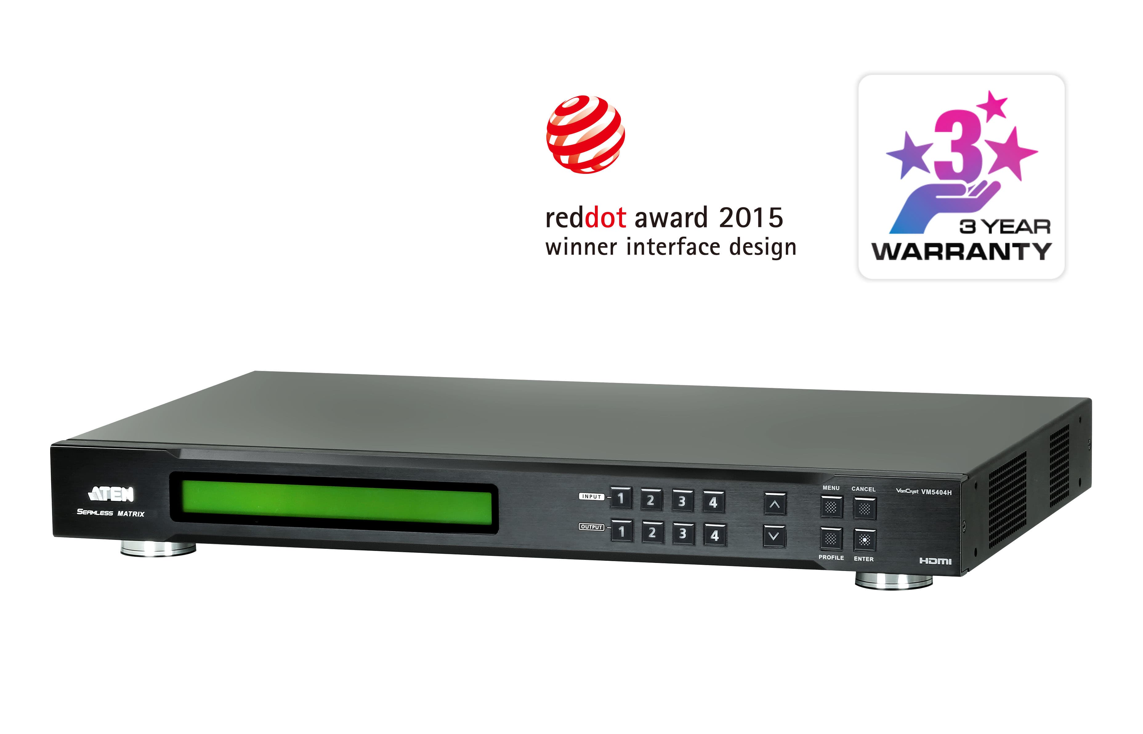 ATEN ATEN 4X4 HDMI MATRIX WITH SCALER VM5404H-AT-U