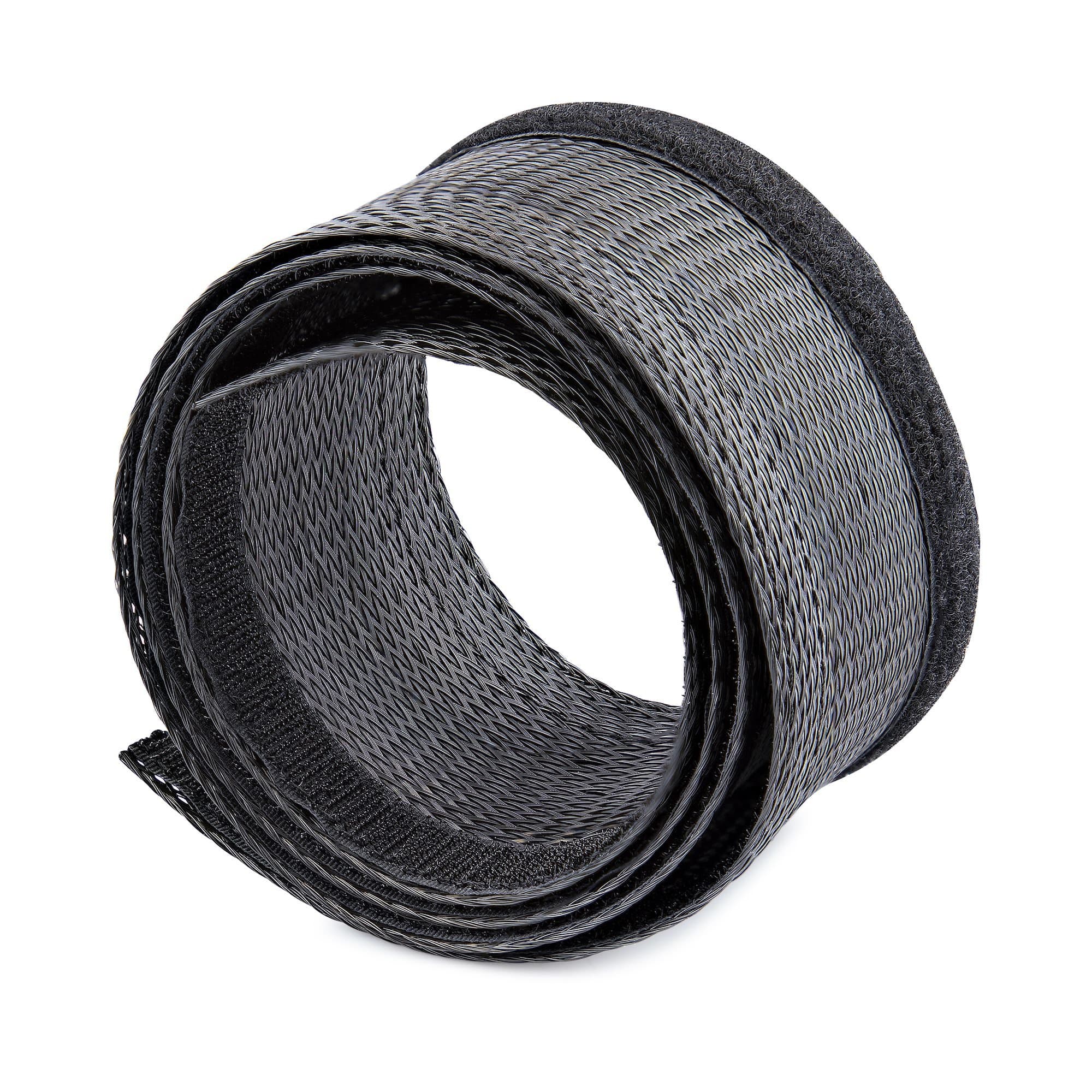 STARTECH STARTECH.COM 3M CABLE MANAGEMENT SLEEVE, CABLE MANAGER/CORD COVERS, 2 YR WKSTNCMFLX