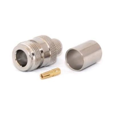 Go Wireless NZ N-Type Female 50 Ohm CRIMP Connector for LMR400/RG8U C-N4-400