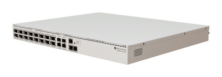 MikroTik MikroTik CRS520-4XS-16XQ-RM 16 Port 25/100 Gbps Switch with Dual Hot-Swap Power Supplies CRS520-4XS-16XQ-RM