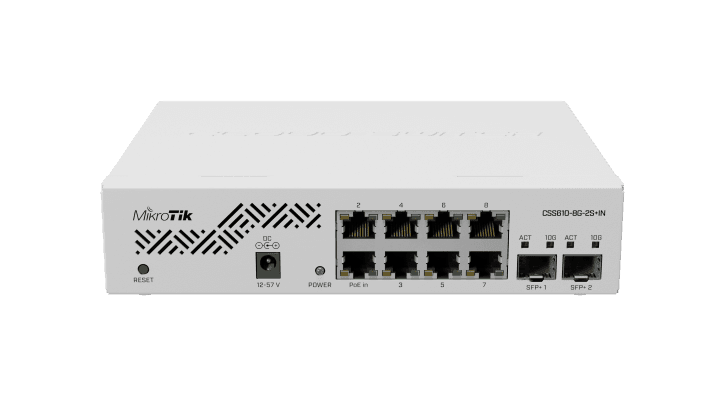 MikroTik Mikrotik CSS610-8G-2S+IN 8 Port Gigabit Cloud Smart Switch with 10G SFP CSS610-8G-2S+IN