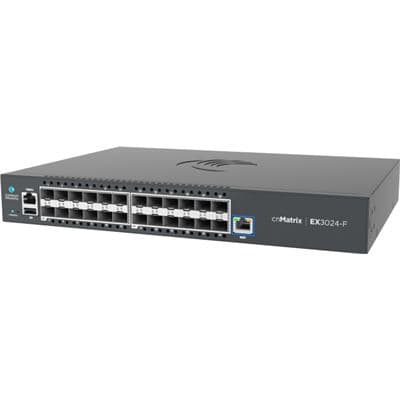 Cambium Networks Cambium cnMatrix EX3024F 24-Port SFP+ Intelligent Ethernet Fiber Aggregation Switch with dual internal AC power supplies EX3024F