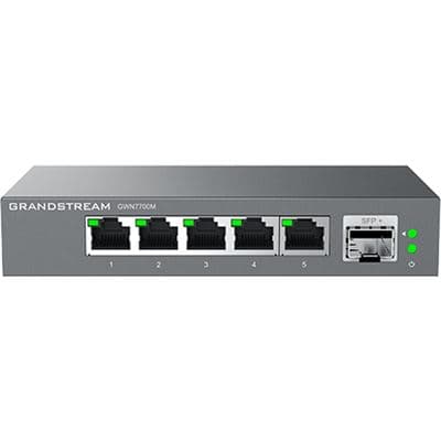 Grandstream Networks Grandstream GWN7700M 5 Port 2.5 Multi-Gigabit, 1 x SFP+ Unmanaged Ethernet Switch GWN7700M