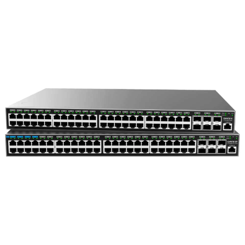 Grandstream Networks Grandstream GWN7816 Enterprise Layer 3 Managed network Switch with 48 x GigE and 6 x SFP+ GWN7816