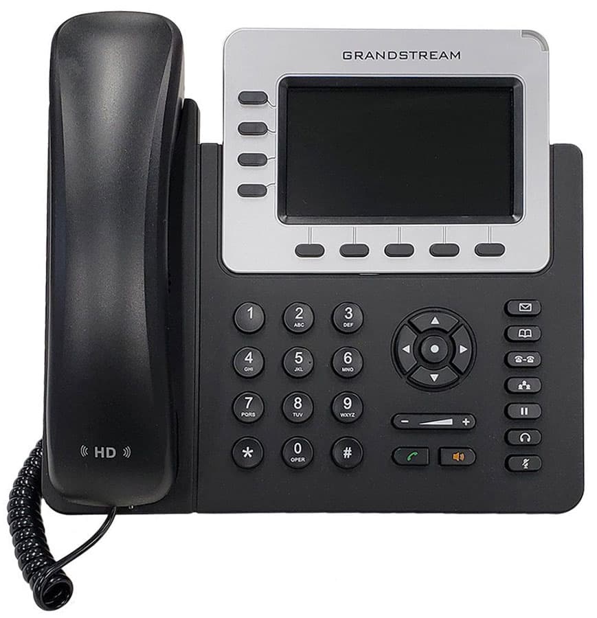 Grandstream Networks Grandstream GXP2140 4 Line VoIP Phone with a 4.3 inch Colour LCD screen and HD audio GXP2140