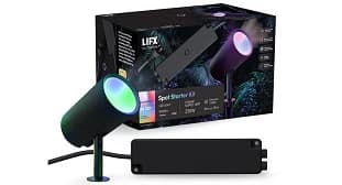 LIFX LIFX 1600 lumen Outdoor Round Spotlight Starter Kit LFXLVSPOTRNDSTARTERAU