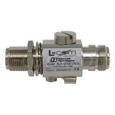 L-com N-Female to N-Female Bulkhead 0-6GHz 90V Lightning Protector LP-07