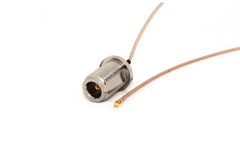 Go Wireless NZ N-Female Bulkhead to U.FL 20cm Pigtail P-5