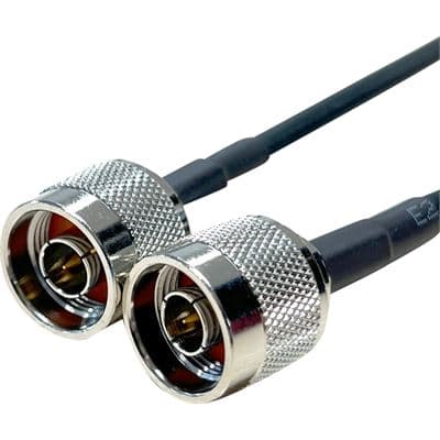 Go Wireless NZ N-Male to N-Male 60cm LLC240 50 Ohm Coax Pigtail P-82