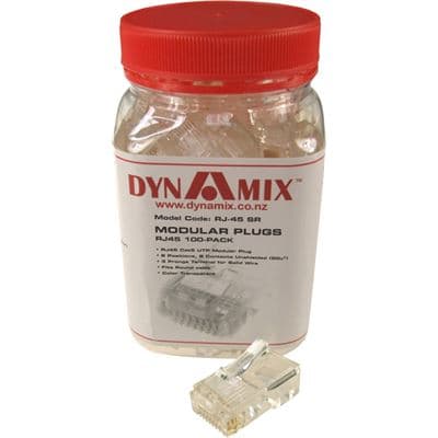 DYNAMIX Dynamix RJ-45 Plug 100pc Jar RJ-45-SR-JAR
