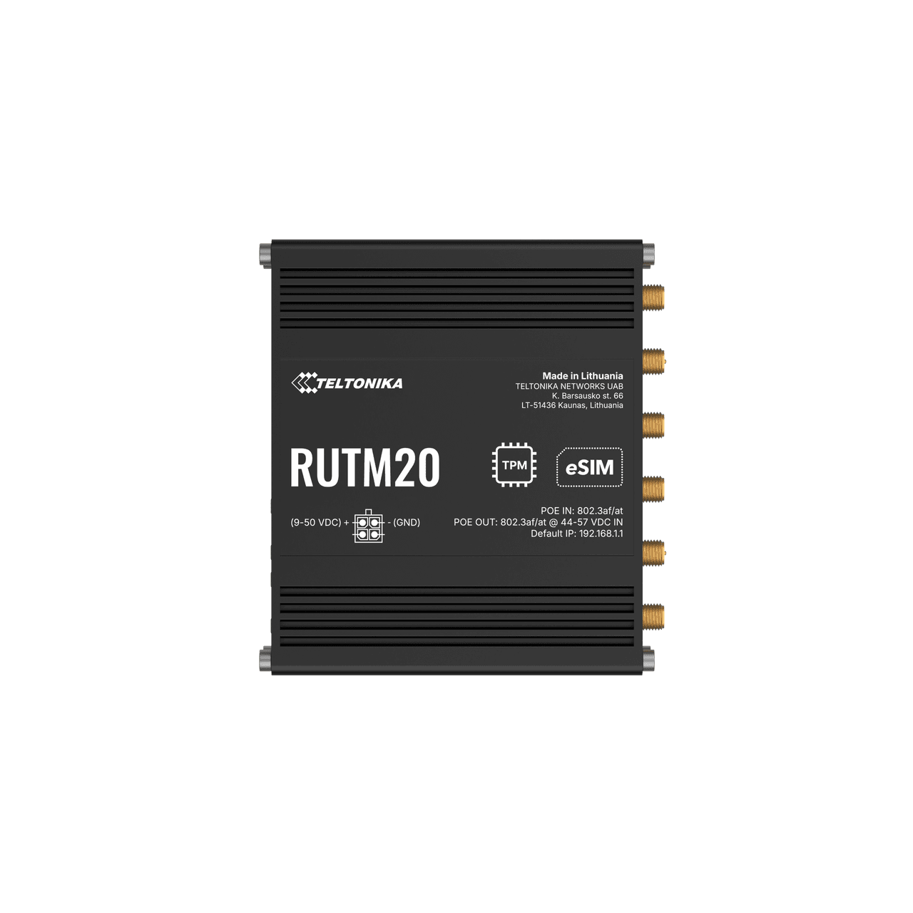 Teltonika Teltonika RUTM20 Compact 5G Router with WiFi 5, PoE Out and Dual SIM RUTM20