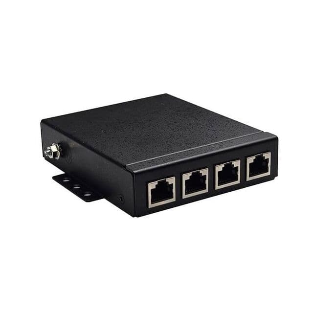 Tycon Systems Tycon Systems 10G Ethernet 4 Port PoE Lightning/Surge Suppressor Protector TP-ESP-10Gx4