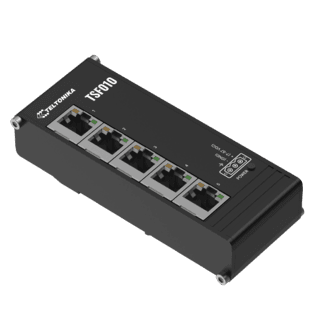 Teltonika Teltonika TSF010 Flat Industrial 5 Port 10/100 Mbps Switch TSF010