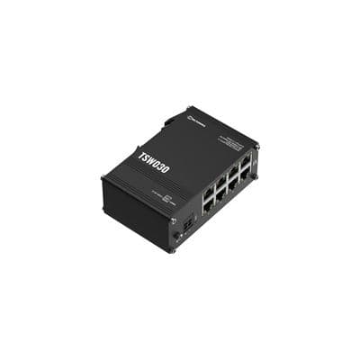 Teltonika Teltonika TSW030 8 x 10/100 Port Compact DIN Rail Mountable Ethernet Switch TSW030