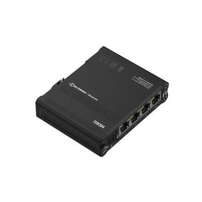 Teltonika Teltonika TSW304 4+1 Port, Shock Resistant Unmanaged Gigabit network switch, DIN RAIL Mount TSW304