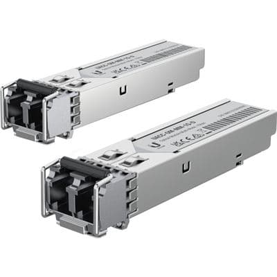 Ubiquiti Ubiquiti 1 Gbps Multi-mode, Duplex LC Fibre Transceiver Pair UACC-OM-MM-1G-D-2