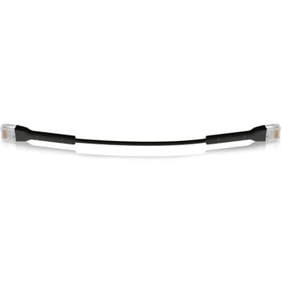 Ubiquiti UniFi Black 100mm patch cable with both end bendable RJ45 - 50 Pack UC-Patch-RJ45-BK-50