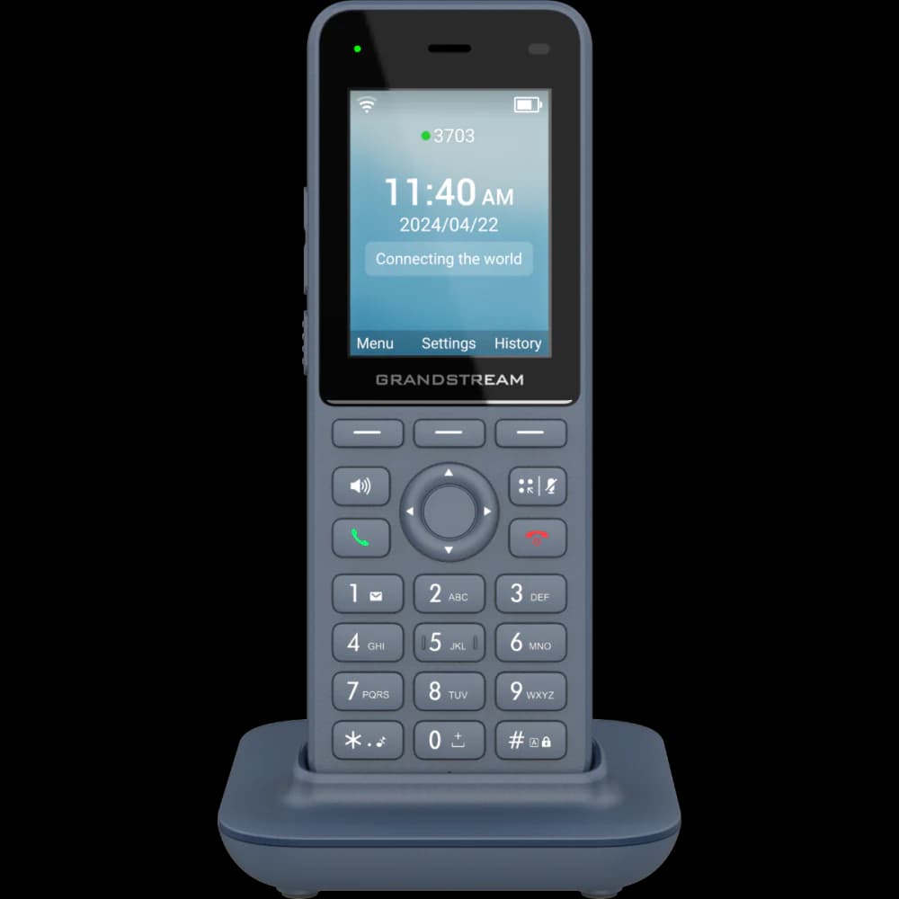 Grandstream Networks Grandstream WP826 Cordless Dual-Band Wi-Fi 6 IP Phone with 12-hour talk time WP826