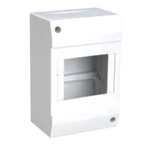 Tradesave TRADESAVE Surface DIN Rail Enclosure, 4 Pole. Moulded Base TSDRE4S