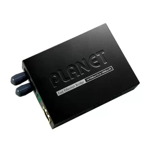 Planet Planet FT-801 10/100Base-TX to 100Base-FX (ST) Bridge Media Converter, LFPT Supported AA083